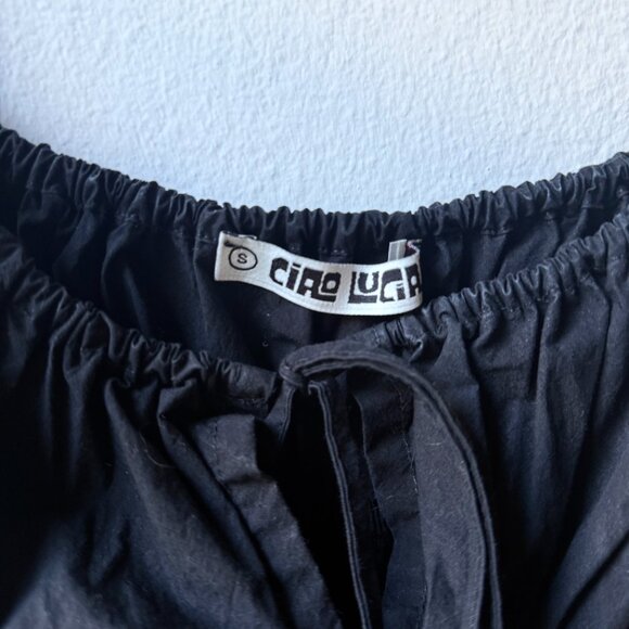 Ciao Lucia, Gabriela Dress, Black, Cotton, Small - Picture 3 of 6